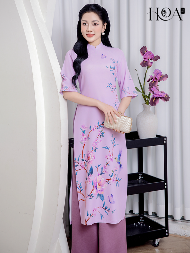 Set áo dài cách tân nữ HOA Phi Yến 2