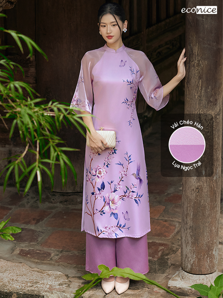 Set áo dài cách tân nữ Econice Phi Yến