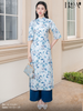 Set áo dài cách tân nữ HOA Diệp Lam