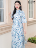 Set áo dài cách tân nữ HOA Diệp Lam