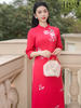 Set áo dài cách tân nữ HOA Quỳnh Như