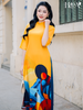 Set áo dài cách tân nữ HOA Quế Sương 2