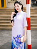 Set áo dài cách tân nữ HOA Cẩm Bích 2