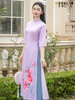 Set áo dài cách tân nữ HOA Mẫu Đơn