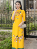 Set áo dài cách tân nữ HOA Hoàng Lan