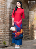 Set áo dài cách tân nữ HOA Hạ Châu 2