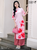 Set áo dài cách tân nữ HOA Tú Uyên 2