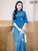Set áo dài cách tân nữ HOA Liễu Dương 2