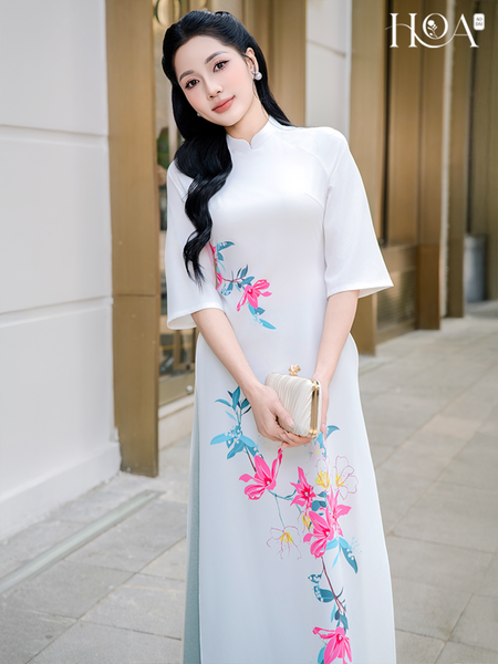 Set áo dài cách tân nữ HOA Trang Đài 2