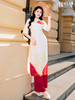 Set áo dài cách tân nữ HOA Lạc Việt 2