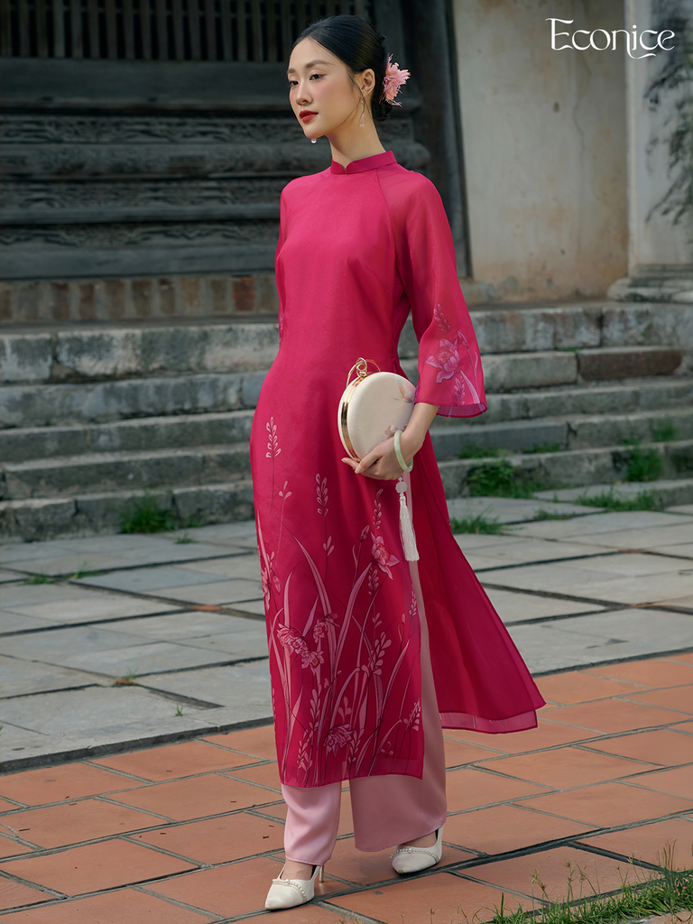 Set áo dài cách tân nữ Econice Uyển Ân