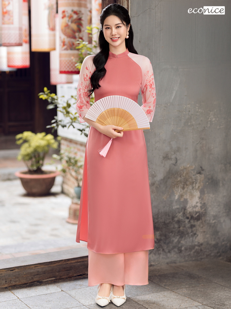 Áo dài cách tân bé gái Econice Tường Anh