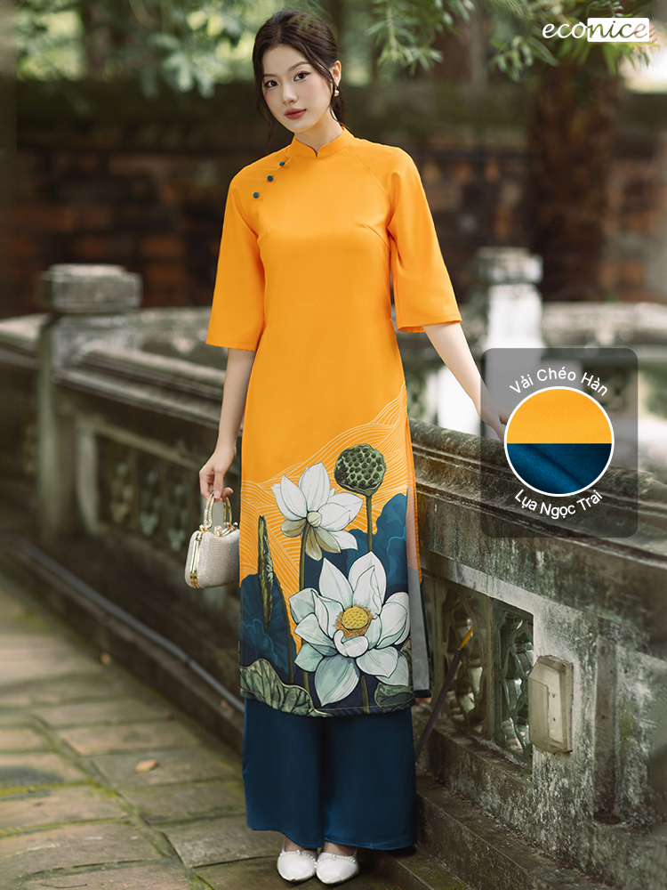 Set áo dài cách tân nữ Econice Bích Liên