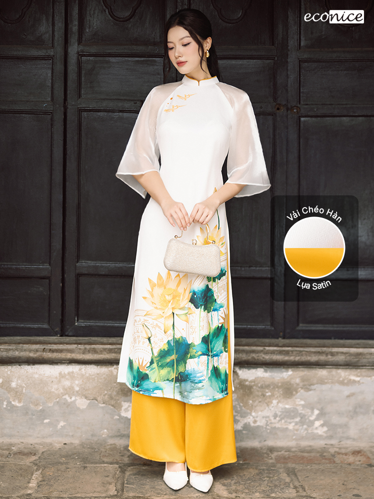 Set áo dài cách tân nữ Econice Hương Liên
