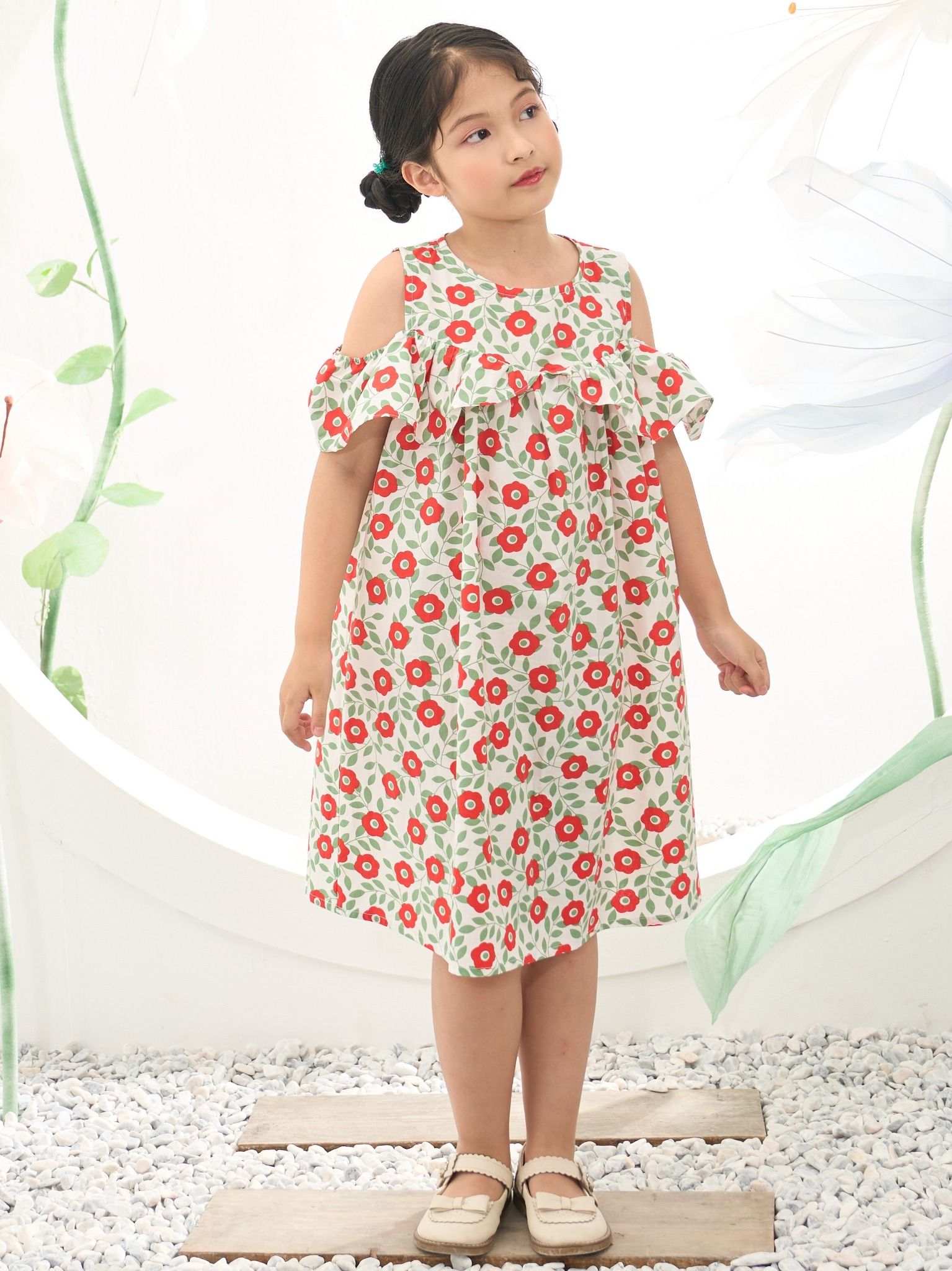 Váy đầm bé gái voan tơ 2 tầng  Vân Kim Shop