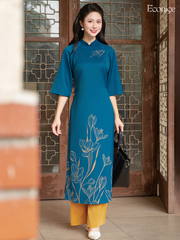 Set áo dài cách tân nữ Econice Huyền Thanh