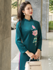 Set áo dài cách tân nữ Econice Cẩm Nhung