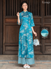 Set áo dài cách tân nữ Econice Ngân Hà