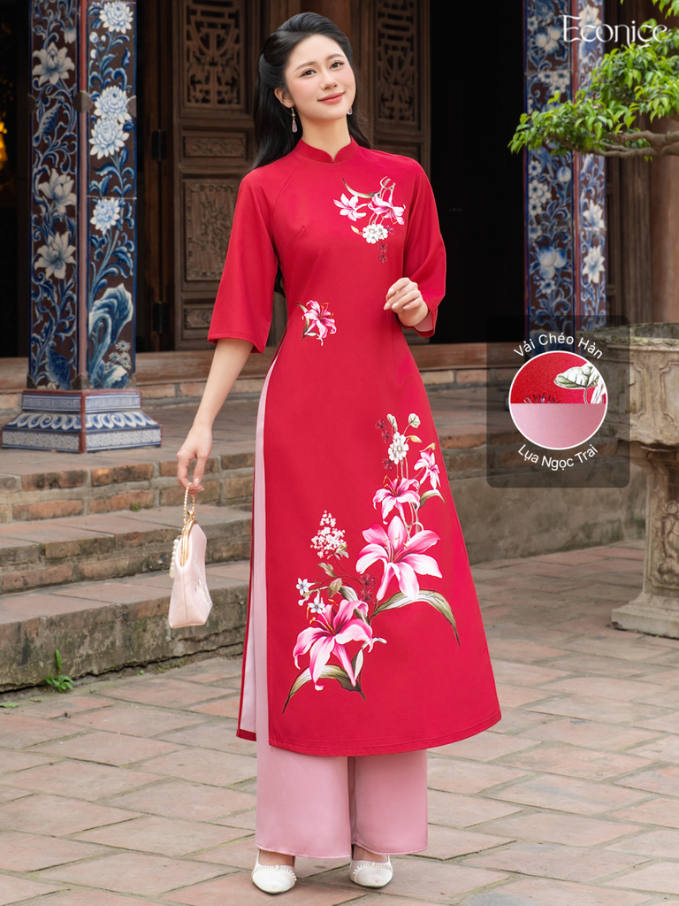 Set áo dài cách tân nữ Econice Mai Ly
