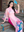 Set áo dài Liên Dung (set áo quần) / S (42-48 kg)