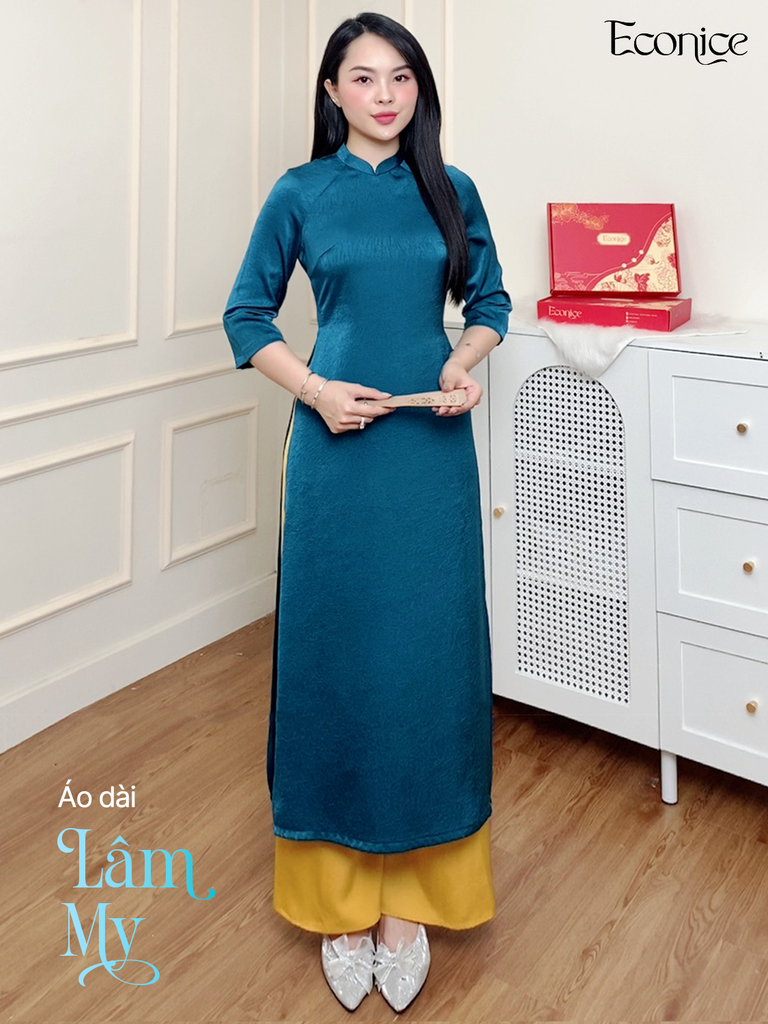 Set áo dài cách tân nữ Econice Lâm My