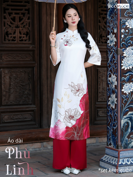 Set áo dài cách tân nữ Econice Phù Linh