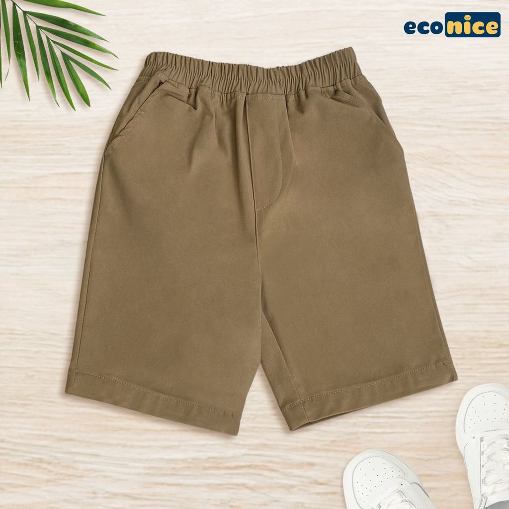 Quần short kaki bé trai Econice