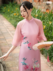 Set áo dài cách tân nữ Econice Yến Ngọc