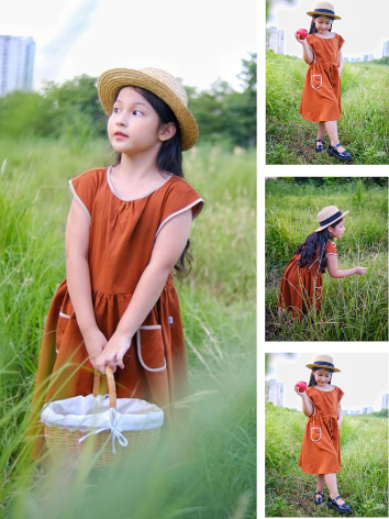 Váy bé gái 5-12 tuổi Econice EcoV008 – Unifriend