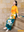 Áo dài Bích Liên chiết eo (set áo quần) / S (42-48 kg)