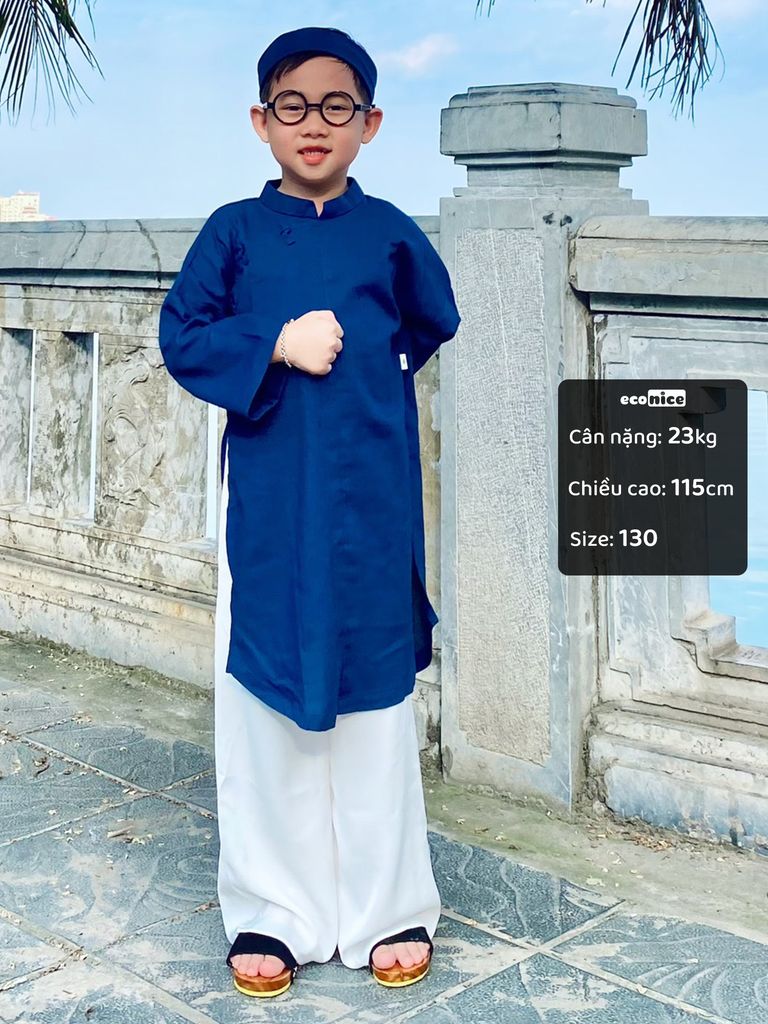 Áo dài cách tân bé trai Econice Trường An