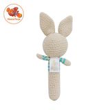  Gậy Lục Lạc Thỏ Trai - Đồ chơi len Handmade 