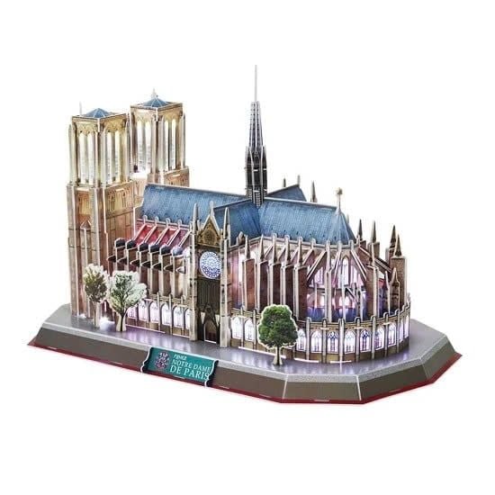  Đồ chơi Cubic Fun - Xếp hình 3D - Led Notre Dame De Paris L173h 