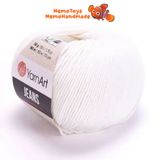  Mã màu 01 - Len Jeans YarnArt Thổ Nhĩ Kỳ 