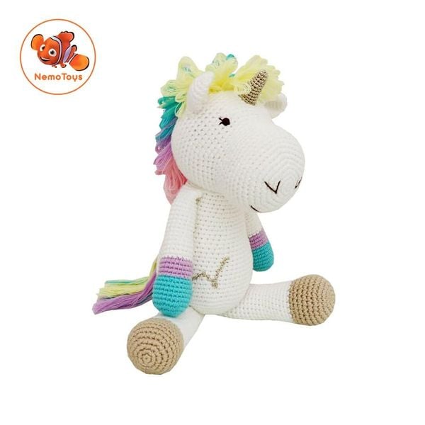  Unicorn Kỳ Lân - Thú Len Handmade 