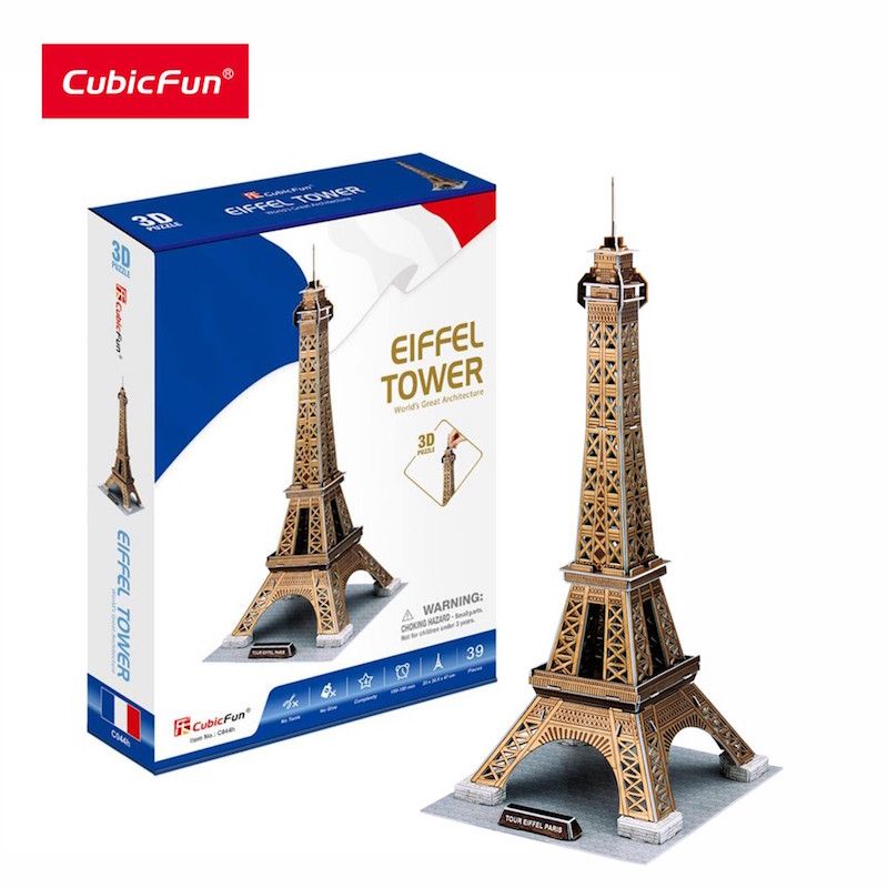  Mô hình giấy 3D CubicFun - Eiffel Tower (France) C044h 