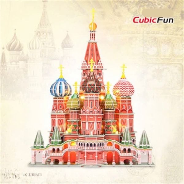  Đồ chơi Cubic Fun - Xếp hình 3D - St basil cathedral L519h 