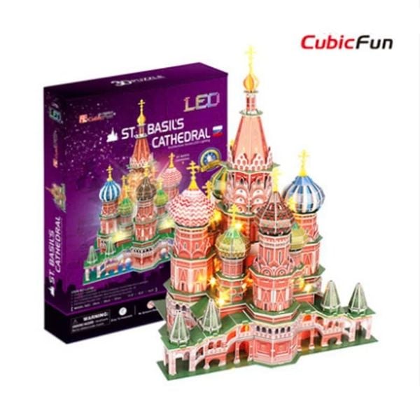  Đồ chơi Cubic Fun - Xếp hình 3D - St basil cathedral L519h 