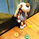  CHÓ POODLE TAI XÙ - Thú bông bằng len – Thú len nhồi bông Amigurumi – NemoToys NemoHandmade 