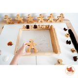  Đồ chơi gỗ xuất khẩu - Khay cát  (Montessori) 