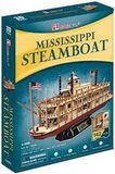  Đồ chơi Cubic Fun - Xếp hình 3D - Mississippi Steamboat T4026H 