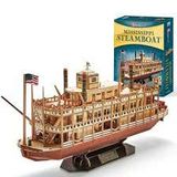  Đồ chơi Cubic Fun - Xếp hình 3D - Mississippi Steamboat T4026H 
