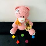  GẤU POOH HỒNG – Thú bông bằng len – Thú len nhồi bông Amigurumi – NemoToys NemoHandmade 