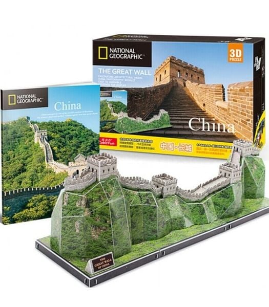  Đồ chơi Cubic Fun - Xếp hình 3D - Vạn Lý Trường Thành - kèm sách DS0985h 