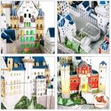  Mô hình giấy 3D CubicFun - Led lâu đài cổ tích Đức - Neuschwanstein castle (L174h) 
