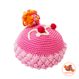  Đồ chơi bằng len Handmade - Bánh Kem Dâu 