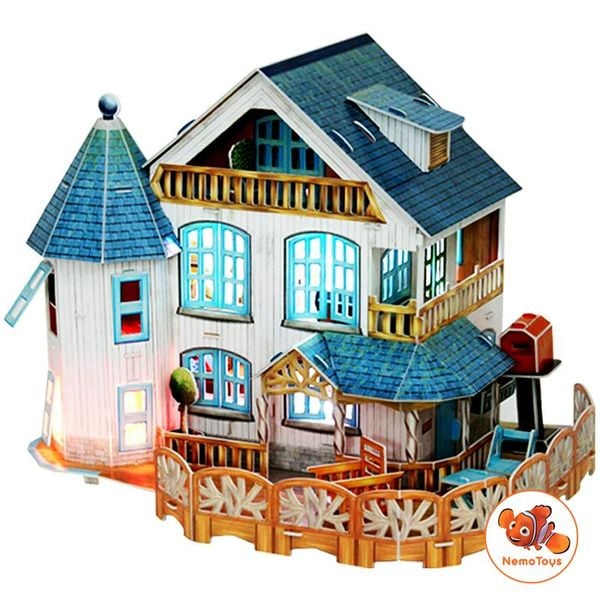  Mô hình giấy 3D CubicFun - Biệt thự Rural Villa - P635h 