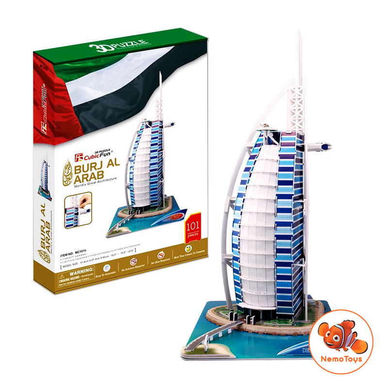 Bộ xếp hình lắp ghép CubicFun 3D  Mô hình thành phố CityLines Series  Đồ  chơi trẻ em