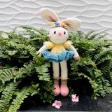  THỎ THIÊN THẦN (40cm) - Thú bông bằng len handmade, Thú len nhồi bông Amigurumi 