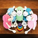  BÉ CỪU SẮC MÀU - 30CM - Thú bông bằng len handmade, Thú len nhồi bông Amigurumi, Búp bê len handmade cao cấp NemoToys 